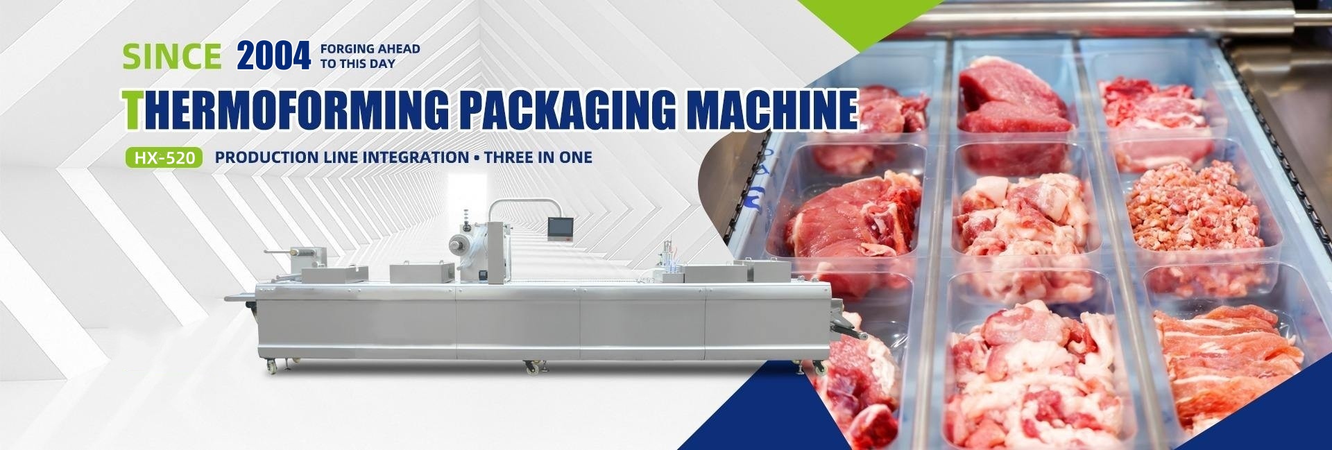 Vacuum food packaging machine