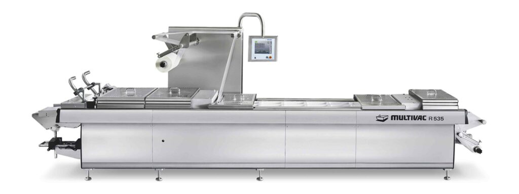 fully automatic thermoforming vacuum packaging machine with MAP