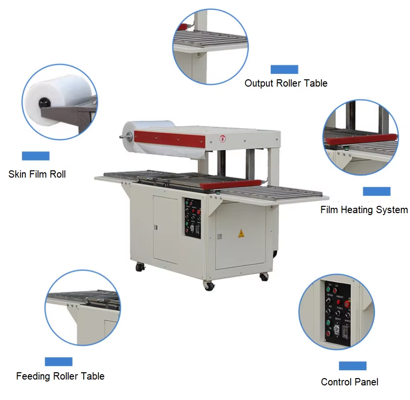 TB-5580 Skin Packing Machine - Automatic Vacuum Sealer for Auto Parts/PCBs