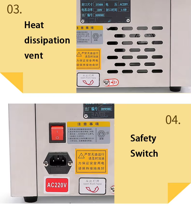 Compact DZ 260 single chamber vacuum packaging machine
