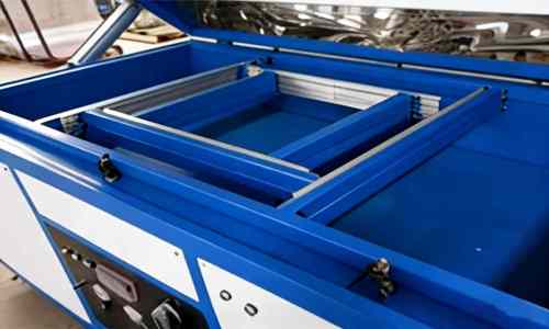 industrial MDF door vacuum membrane press, high-speed acrylic vacuum forming machine